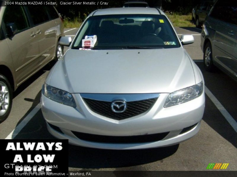 Glacier Silver Metallic / Gray 2004 Mazda MAZDA6 i Sedan