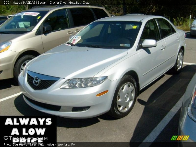 Glacier Silver Metallic / Gray 2004 Mazda MAZDA6 i Sedan