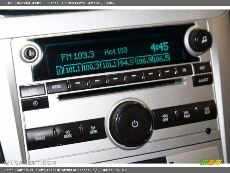 Golden Pewter Metallic / Ebony 2009 Chevrolet Malibu LT Sedan
