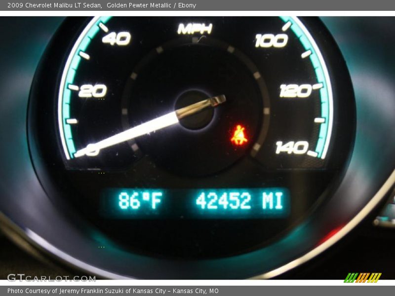Golden Pewter Metallic / Ebony 2009 Chevrolet Malibu LT Sedan