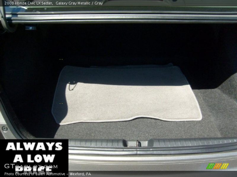 Galaxy Gray Metallic / Gray 2008 Honda Civic LX Sedan