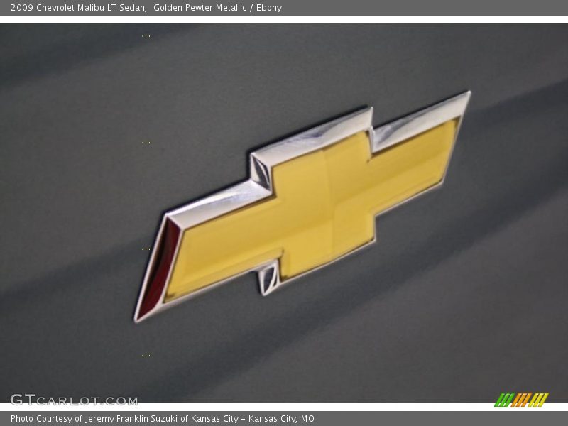 Golden Pewter Metallic / Ebony 2009 Chevrolet Malibu LT Sedan