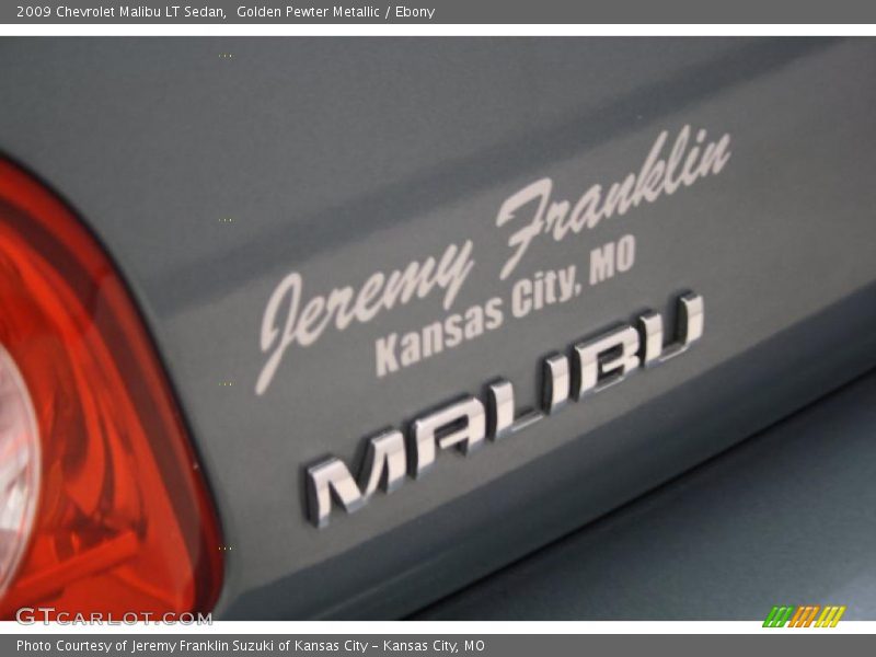 Golden Pewter Metallic / Ebony 2009 Chevrolet Malibu LT Sedan