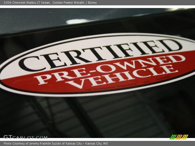 Golden Pewter Metallic / Ebony 2009 Chevrolet Malibu LT Sedan