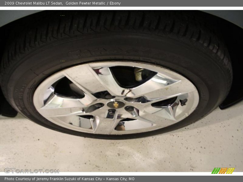 Golden Pewter Metallic / Ebony 2009 Chevrolet Malibu LT Sedan
