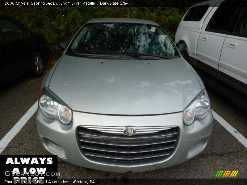 Bright Silver Metallic / Dark Slate Gray 2006 Chrysler Sebring Sedan