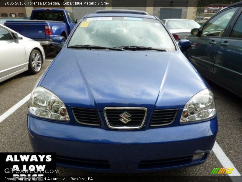 Cobalt Blue Metallic / Gray 2005 Suzuki Forenza LX Sedan
