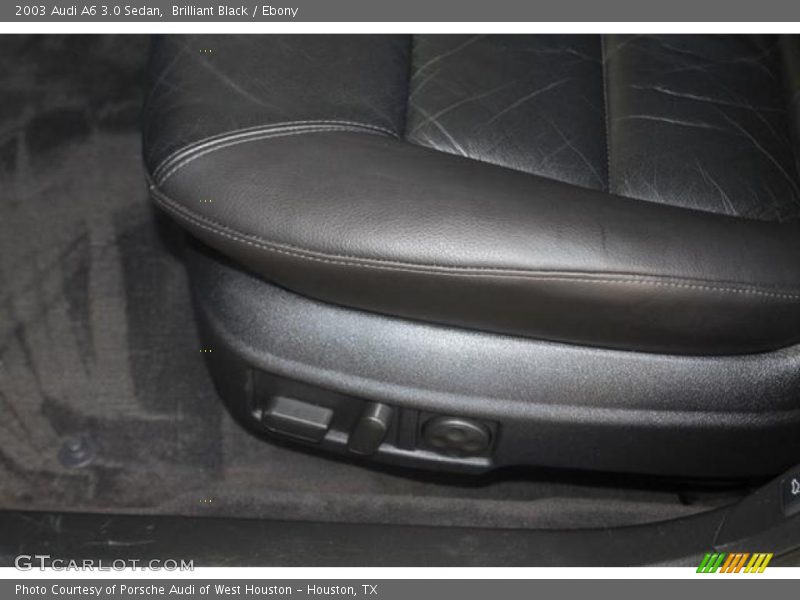 Brilliant Black / Ebony 2003 Audi A6 3.0 Sedan