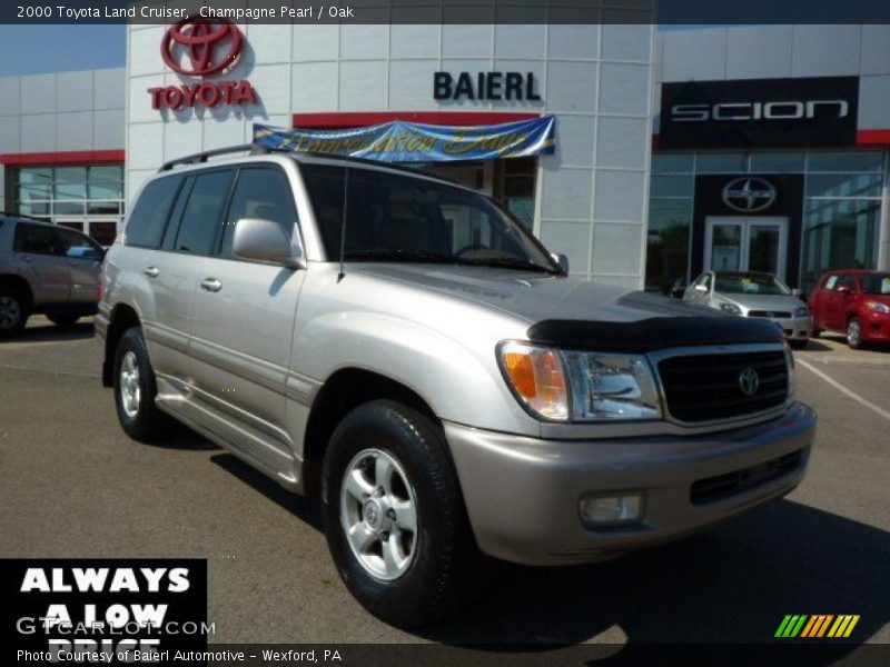 Champagne Pearl / Oak 2000 Toyota Land Cruiser