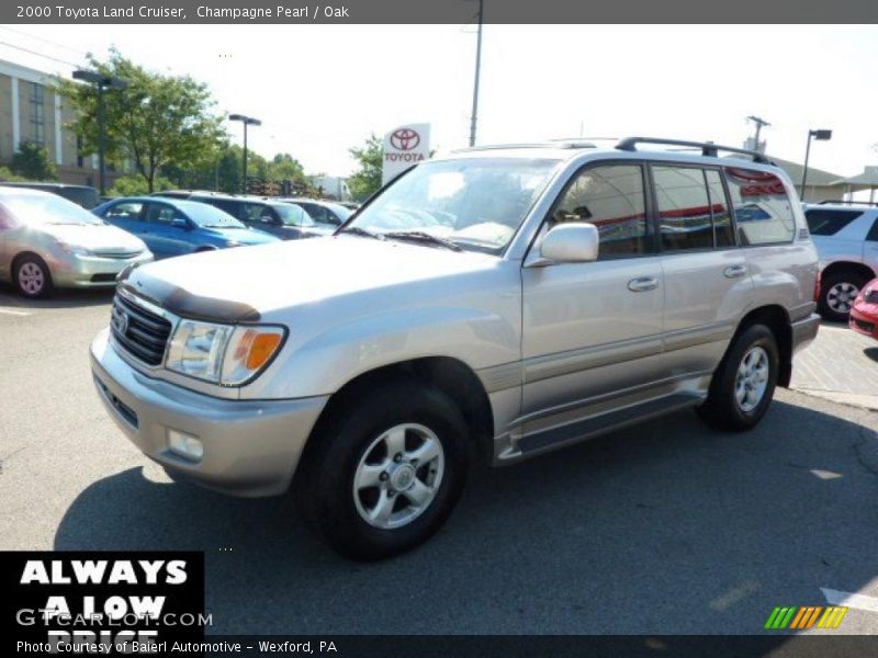Champagne Pearl / Oak 2000 Toyota Land Cruiser