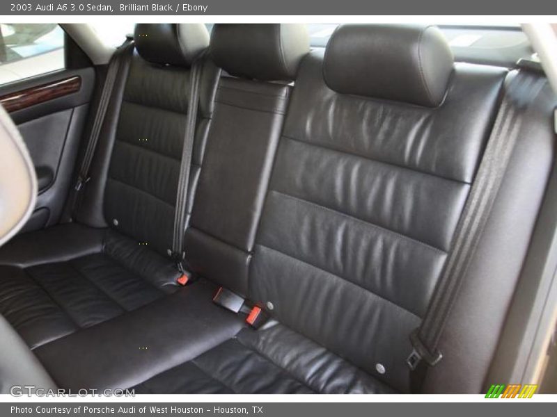 Brilliant Black / Ebony 2003 Audi A6 3.0 Sedan