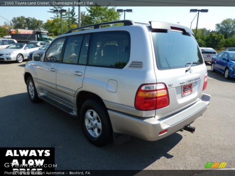 Champagne Pearl / Oak 2000 Toyota Land Cruiser