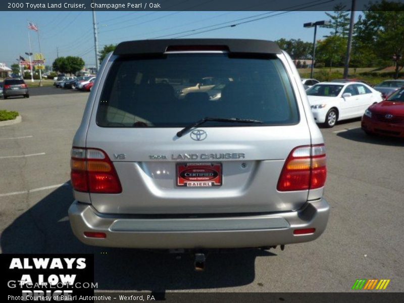 Champagne Pearl / Oak 2000 Toyota Land Cruiser