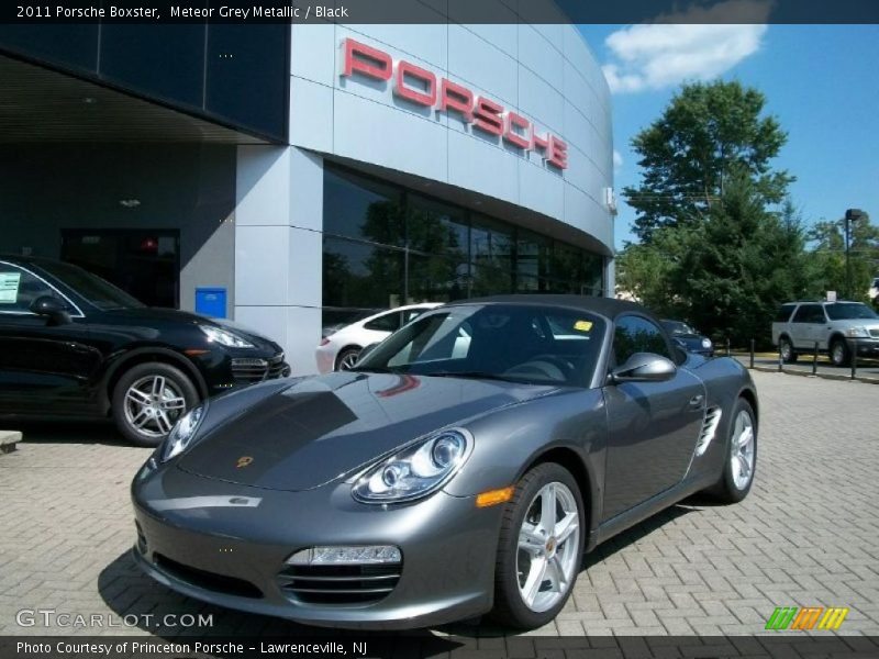 Meteor Grey Metallic / Black 2011 Porsche Boxster