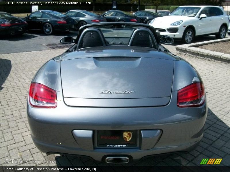 Meteor Grey Metallic / Black 2011 Porsche Boxster