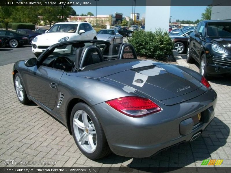 Meteor Grey Metallic / Black 2011 Porsche Boxster