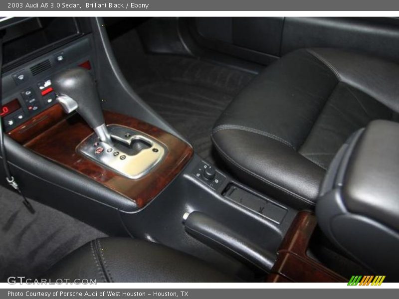 Brilliant Black / Ebony 2003 Audi A6 3.0 Sedan