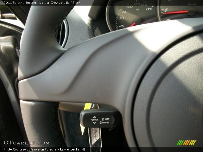 Meteor Grey Metallic / Black 2011 Porsche Boxster