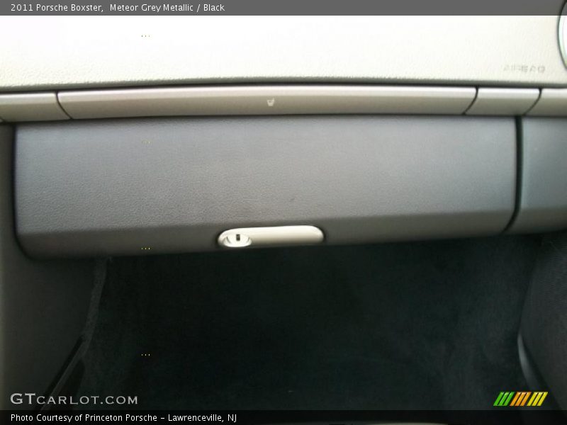 Meteor Grey Metallic / Black 2011 Porsche Boxster