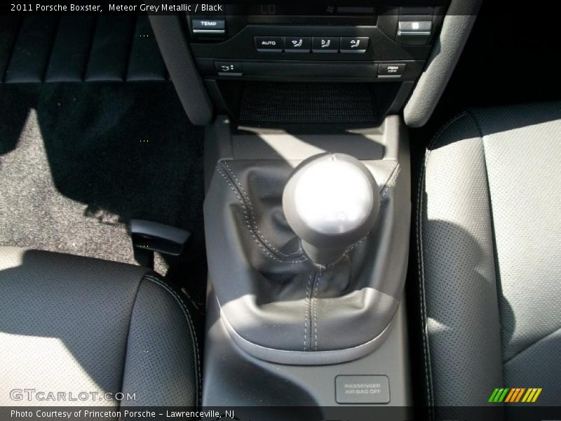 Meteor Grey Metallic / Black 2011 Porsche Boxster