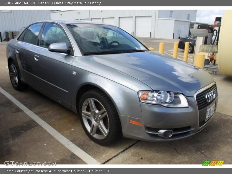 Quartz Gray Metallic / Ebony 2007 Audi A4 2.0T Sedan