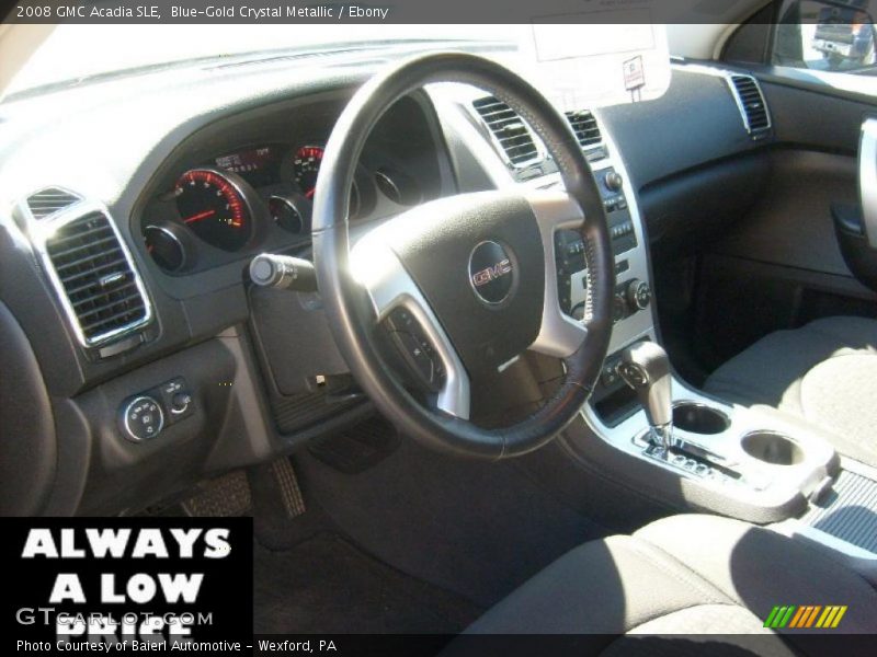 Blue-Gold Crystal Metallic / Ebony 2008 GMC Acadia SLE