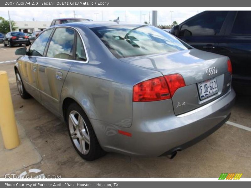Quartz Gray Metallic / Ebony 2007 Audi A4 2.0T Sedan