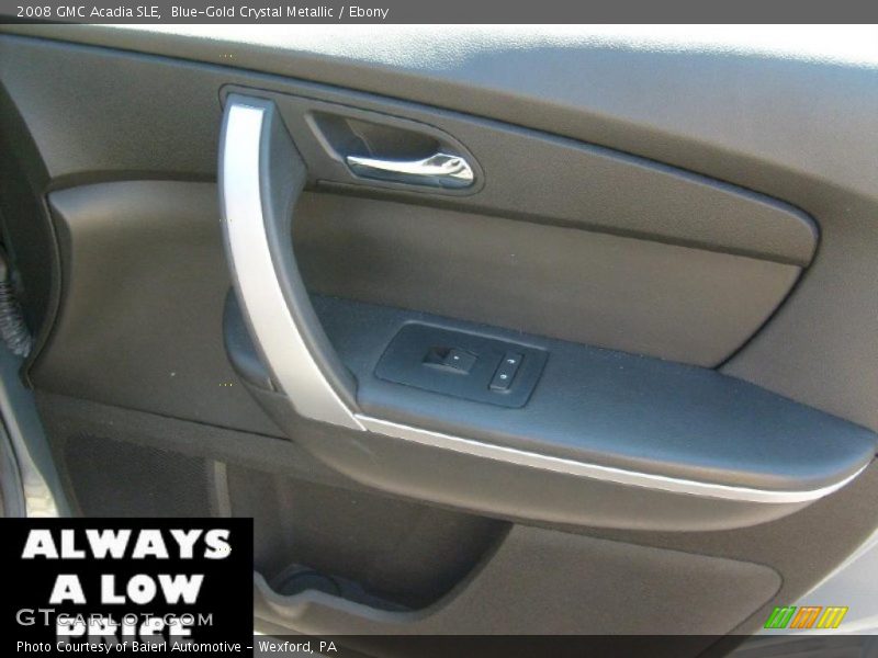 Blue-Gold Crystal Metallic / Ebony 2008 GMC Acadia SLE
