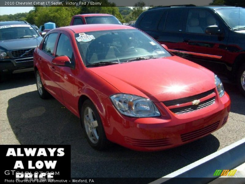 Victory Red / Ebony 2010 Chevrolet Cobalt LT Sedan