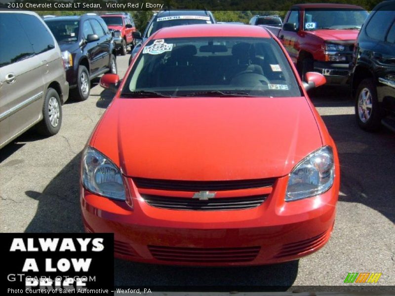 Victory Red / Ebony 2010 Chevrolet Cobalt LT Sedan