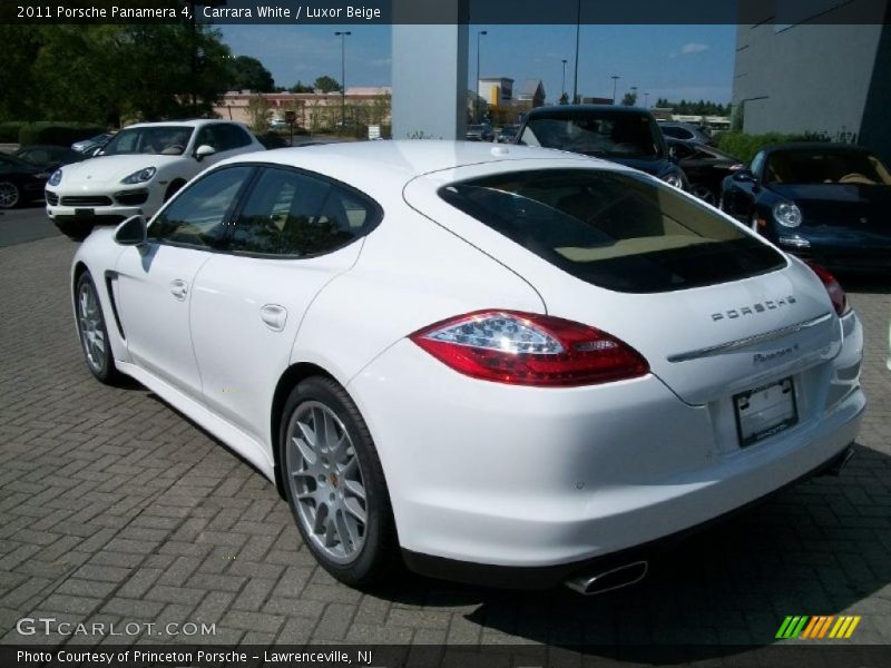 Carrara White / Luxor Beige 2011 Porsche Panamera 4