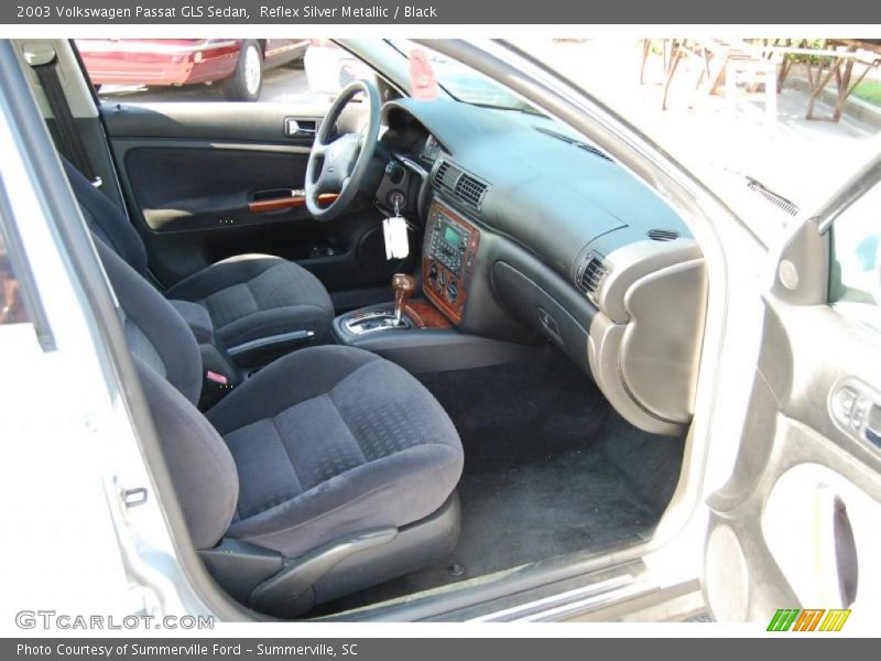 Reflex Silver Metallic / Black 2003 Volkswagen Passat GLS Sedan