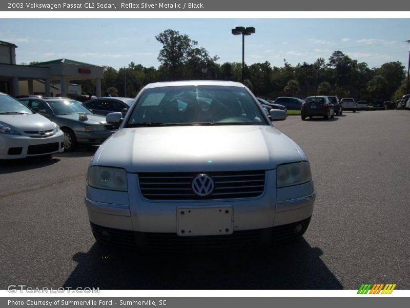 Reflex Silver Metallic / Black 2003 Volkswagen Passat GLS Sedan
