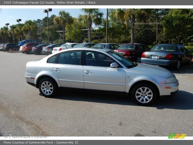 Reflex Silver Metallic / Black 2003 Volkswagen Passat GLS Sedan
