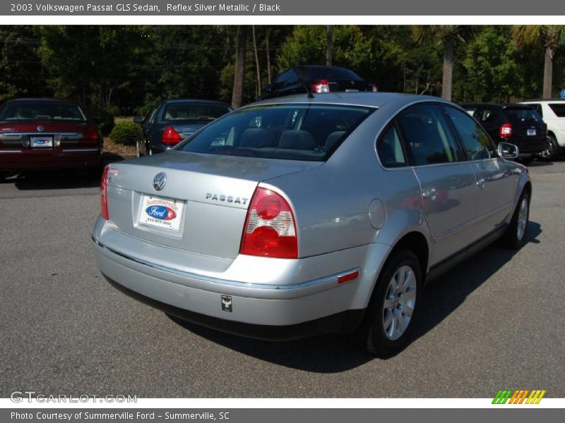 Reflex Silver Metallic / Black 2003 Volkswagen Passat GLS Sedan