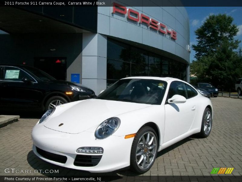 Carrara White / Black 2011 Porsche 911 Carrera Coupe