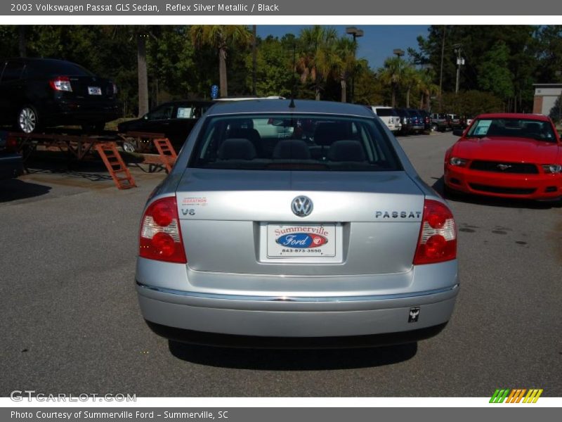 Reflex Silver Metallic / Black 2003 Volkswagen Passat GLS Sedan