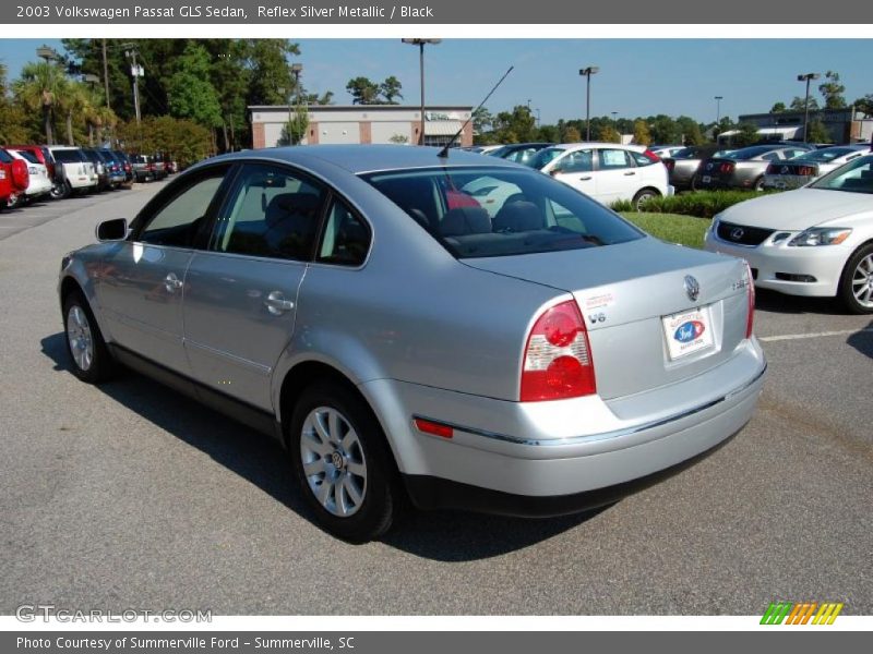 Reflex Silver Metallic / Black 2003 Volkswagen Passat GLS Sedan