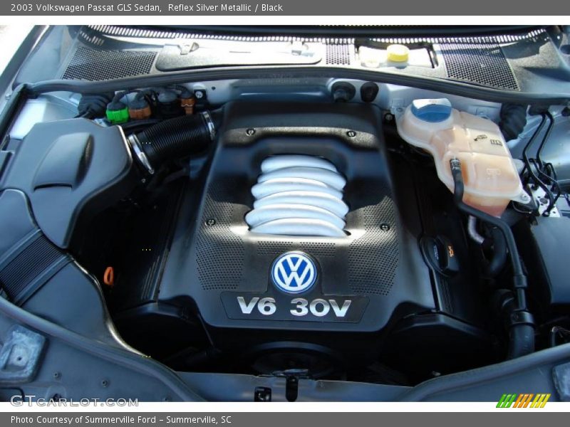 Reflex Silver Metallic / Black 2003 Volkswagen Passat GLS Sedan