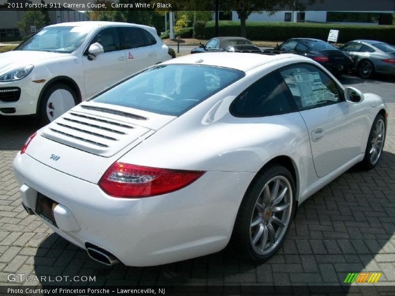 Carrara White / Black 2011 Porsche 911 Carrera Coupe
