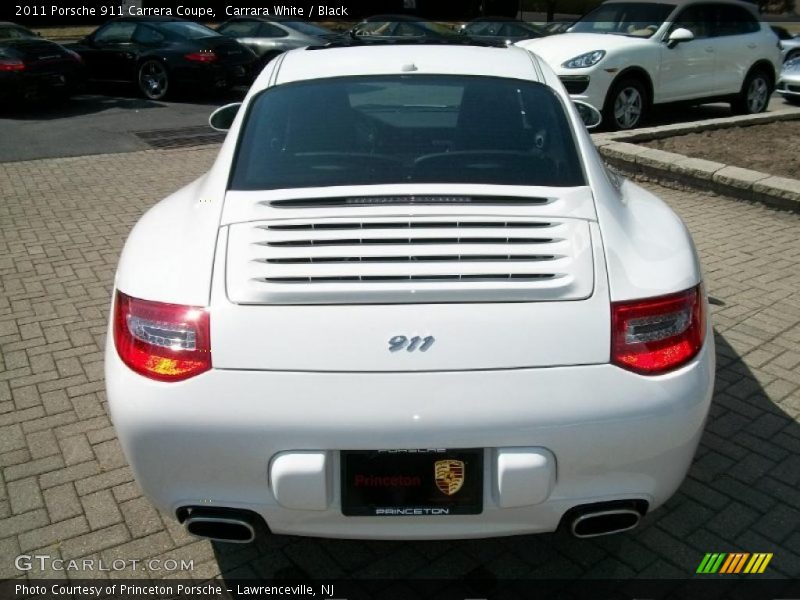 Carrara White / Black 2011 Porsche 911 Carrera Coupe