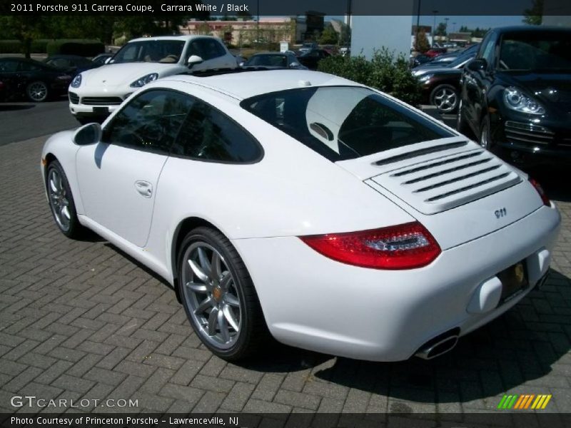 Carrara White / Black 2011 Porsche 911 Carrera Coupe