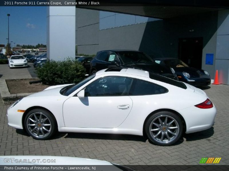 Carrara White / Black 2011 Porsche 911 Carrera Coupe