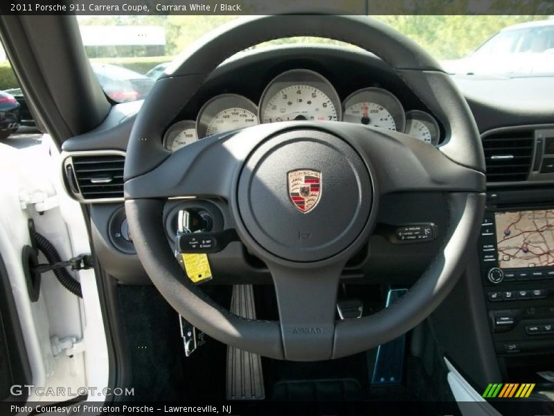Carrara White / Black 2011 Porsche 911 Carrera Coupe