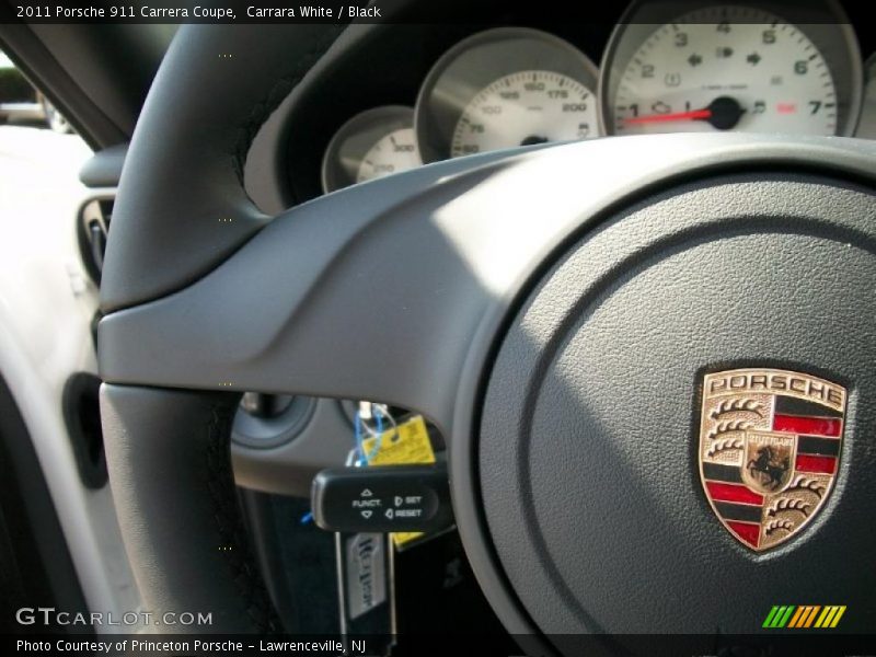 Carrara White / Black 2011 Porsche 911 Carrera Coupe
