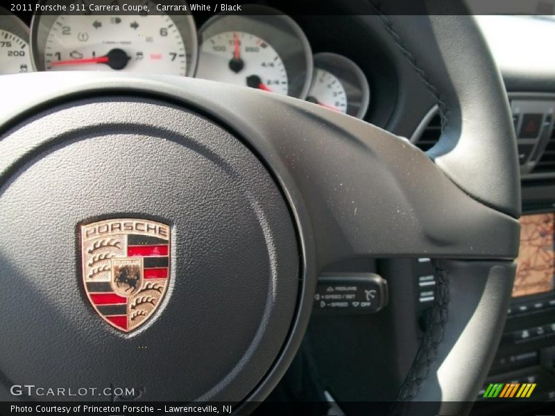 Carrara White / Black 2011 Porsche 911 Carrera Coupe