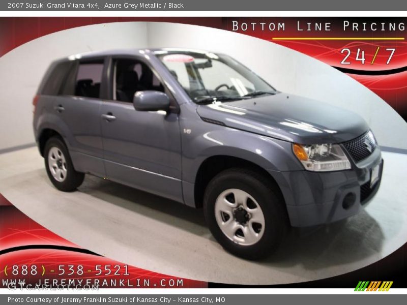 Azure Grey Metallic / Black 2007 Suzuki Grand Vitara 4x4