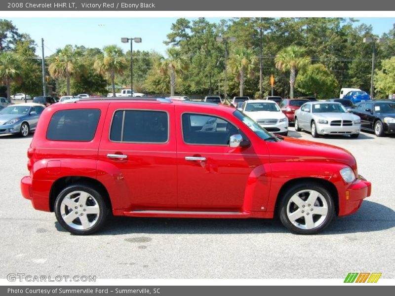 Victory Red / Ebony Black 2008 Chevrolet HHR LT