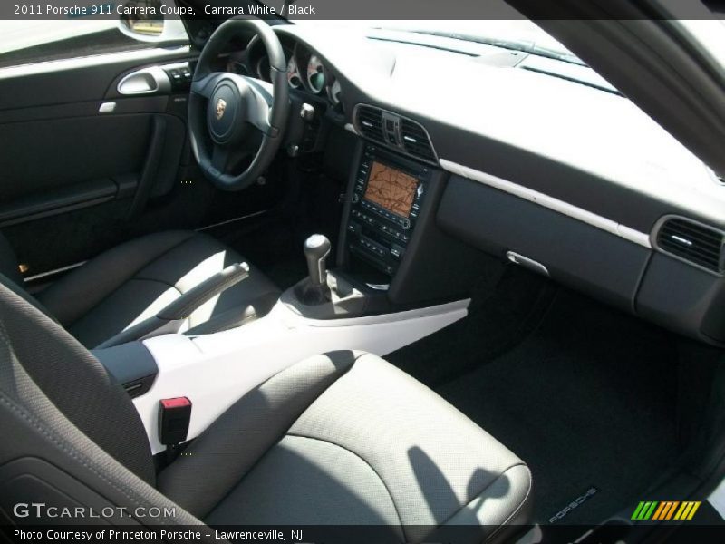 Carrara White / Black 2011 Porsche 911 Carrera Coupe