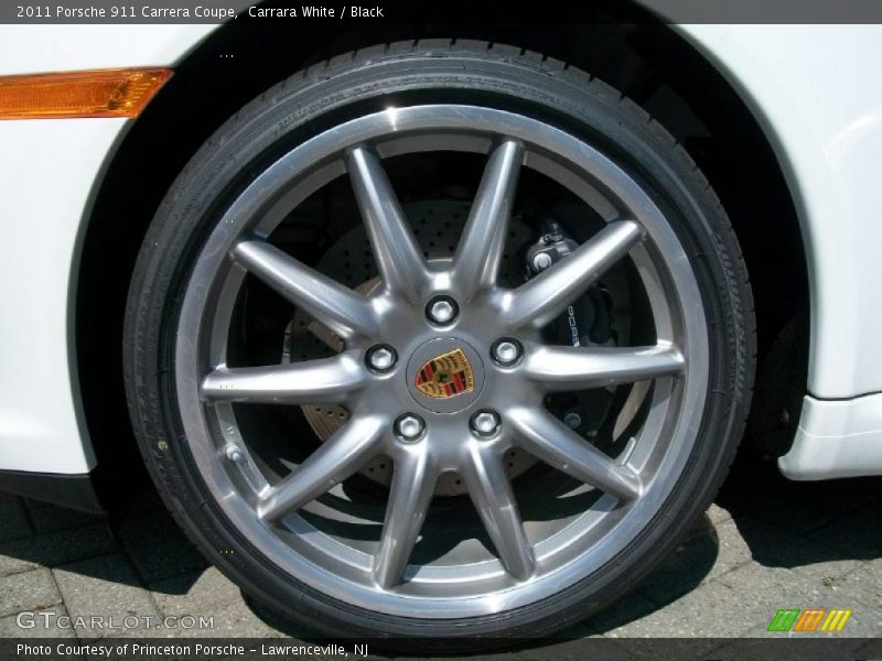 Carrara White / Black 2011 Porsche 911 Carrera Coupe